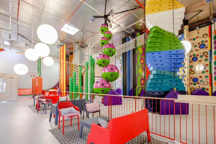 Espace détente salle d'escalade Chambourcy